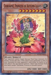 Chirubime, Princess of Autumn Leaves [MP14-EN216] Super Rare | Exor Games Dartmouth