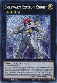 Evilswarm Exciton Knight [MP14-EN224] Secret Rare | Exor Games Dartmouth