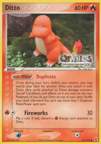 Ditto (61/113) (Origins Game Fair 2007) [EX: Delta Species] | Exor Games Dartmouth