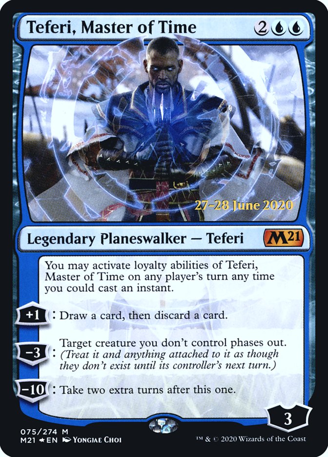 Teferi, Master of Time  [Core Set 2021 Prerelease Promos] | Exor Games Dartmouth