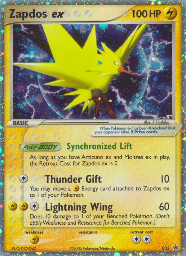 Zapdos ex (033) [Nintendo: Black Star Promos] | Exor Games Dartmouth