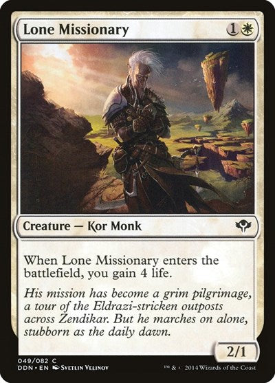 Lone Missionary [Duel Decks: Speed vs. Cunning] | Exor Games Dartmouth