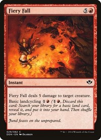 Fiery Fall [Duel Decks: Speed vs. Cunning] | Exor Games Dartmouth