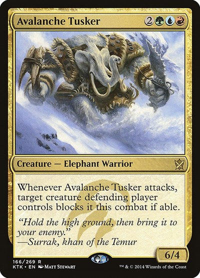 Avalanche Tusker [Khans of Tarkir] | Exor Games Dartmouth