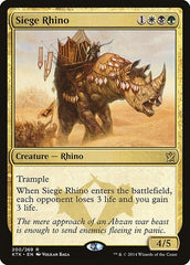 Siege Rhino [Khans of Tarkir] | Exor Games Dartmouth