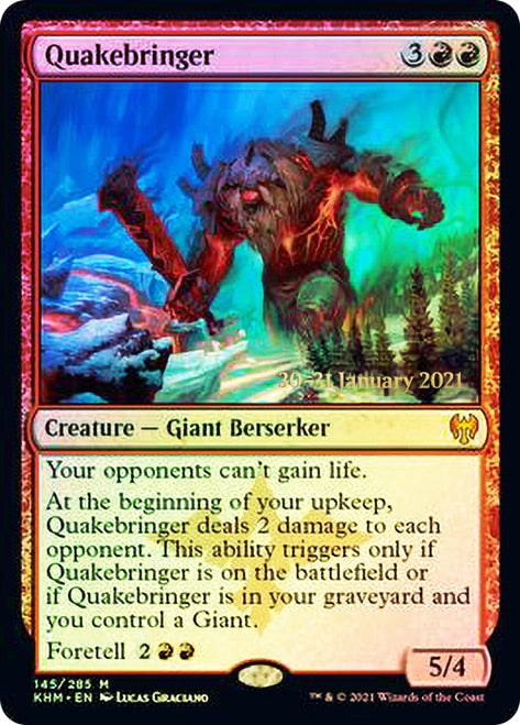 Quakebringer  [Kaldheim Prerelease Promos] | Exor Games Dartmouth