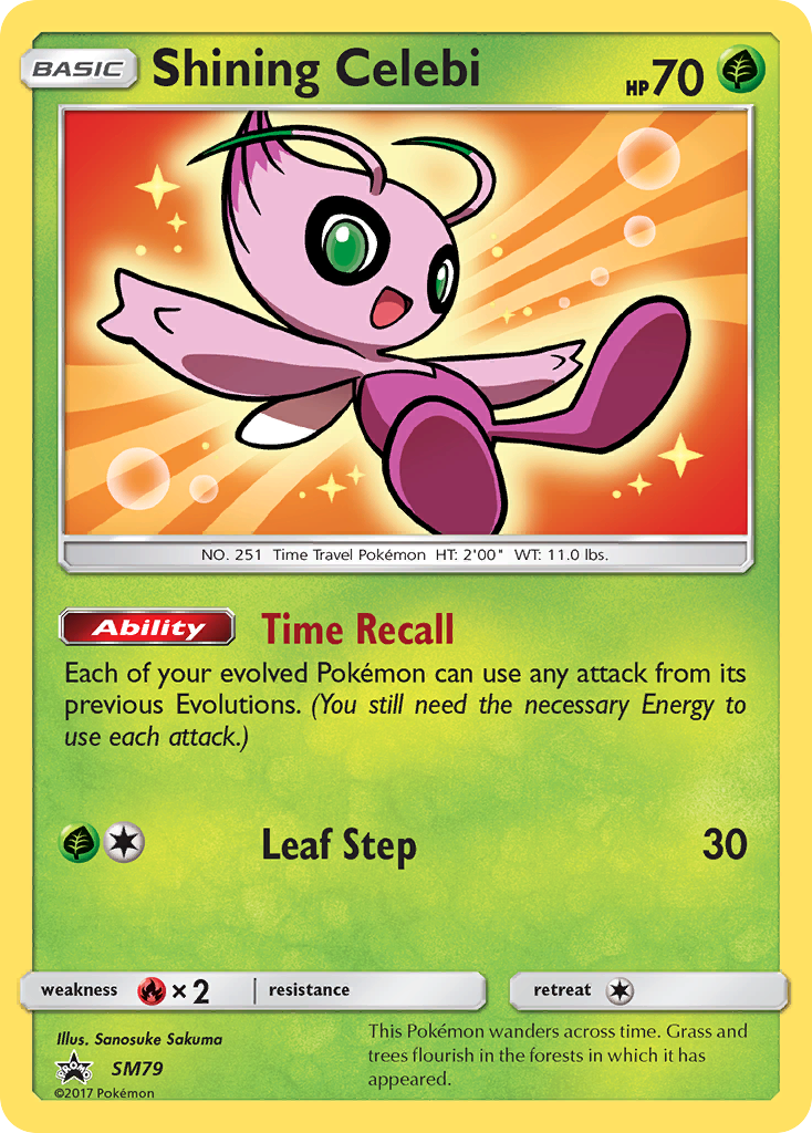 Shining Celebi (SM79) [Sun & Moon: Black Star Promos] | Exor Games Dartmouth