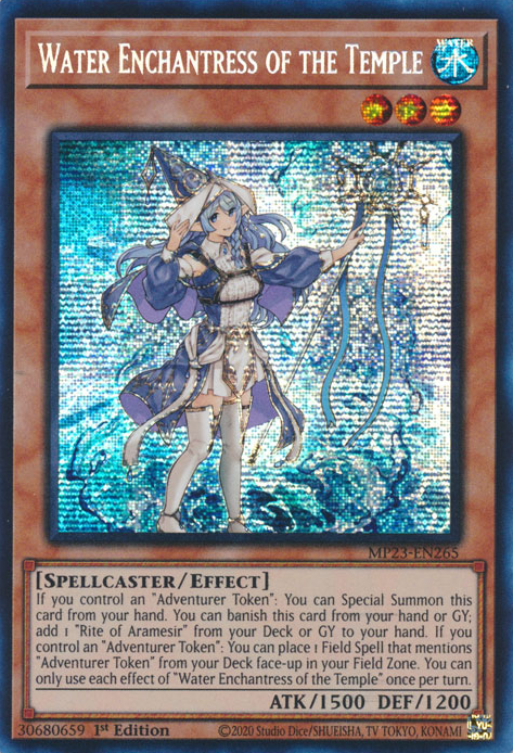 Water Enchantress of the Temple [MP23-EN265] Prismatic Secret Rare | Exor Games Dartmouth