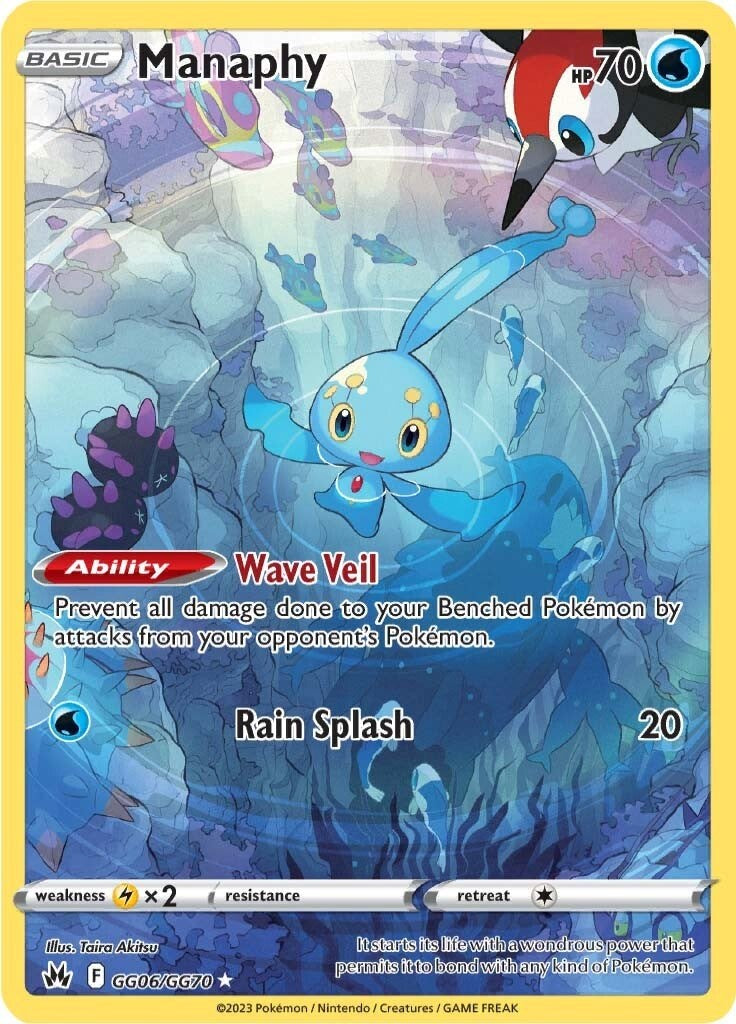 Manaphy (GG06/GG70) [Sword & Shield: Crown Zenith] | Exor Games Dartmouth