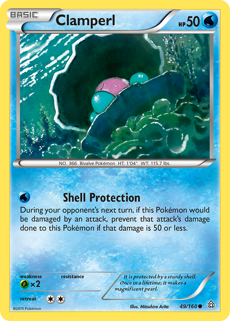 Clamperl (49/160) [XY: Primal Clash] | Exor Games Dartmouth