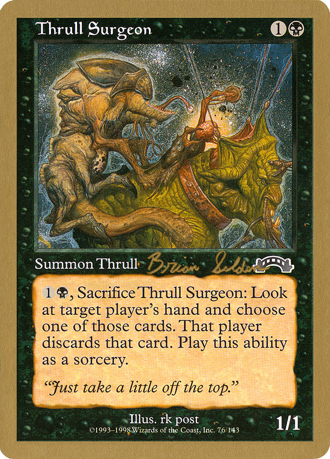 Thrull Surgeon (Brian Selden) [World Championship Decks 1998] | Exor Games Dartmouth