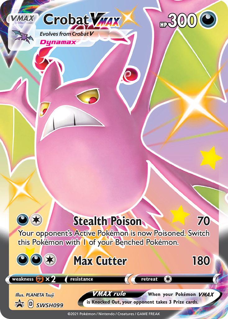 Crobat VMAX (SWSH099) [Sword & Shield: Black Star Promos] | Exor Games Dartmouth