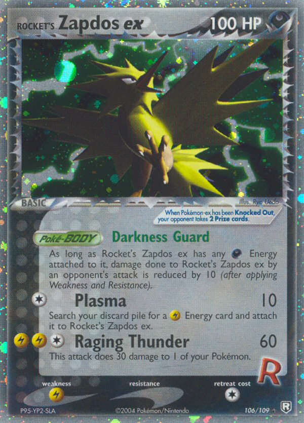 Rocket's Zapdos ex (106/109) [EX: Team Rocket Returns] | Exor Games Dartmouth