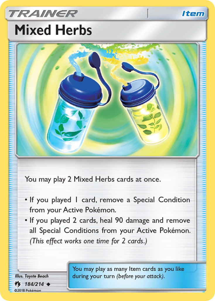 Mixed Herbs (184/214) [Sun & Moon: Lost Thunder] | Exor Games Dartmouth