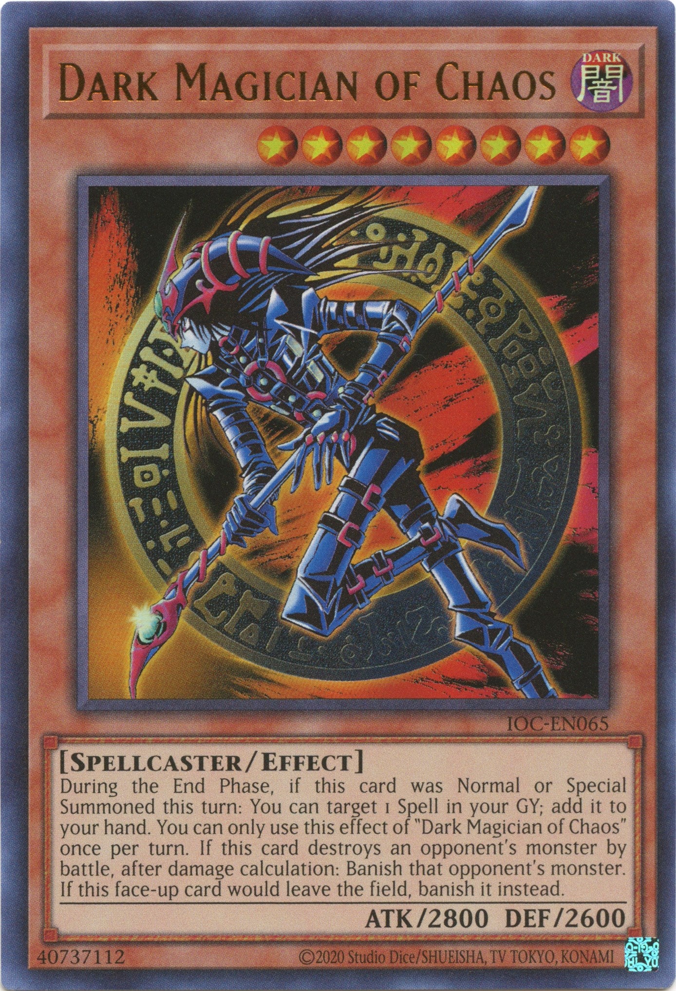 Dark Magician of Chaos (25th Anniversary) [IOC-EN065] Ultra Rare | Exor Games Dartmouth