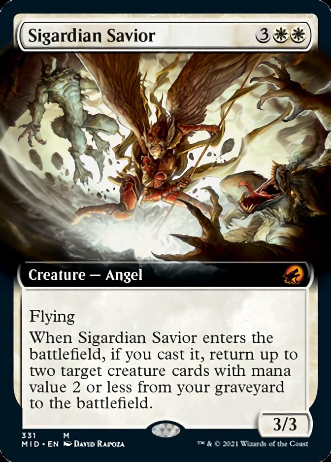 Sigardian Savior (Extended) [Innistrad: Midnight Hunt] | Exor Games Dartmouth