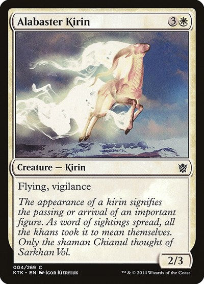 Alabaster Kirin [Khans of Tarkir] | Exor Games Dartmouth