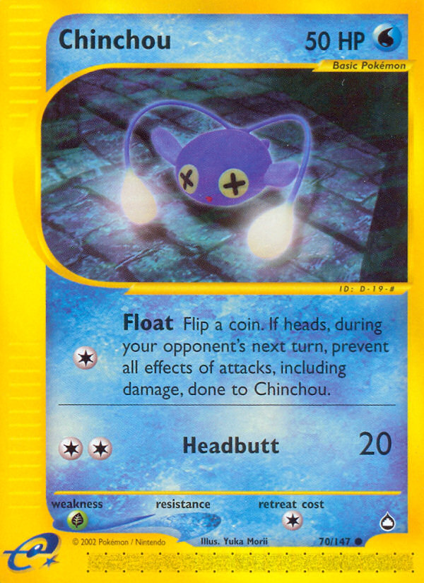 Chinchou (70/147) [Aquapolis] | Exor Games Dartmouth