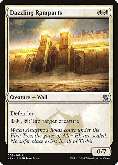 Dazzling Ramparts [Khans of Tarkir] | Exor Games Dartmouth