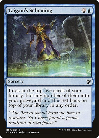 Taigam's Scheming [Khans of Tarkir] | Exor Games Dartmouth