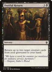Dutiful Return [Khans of Tarkir] | Exor Games Dartmouth