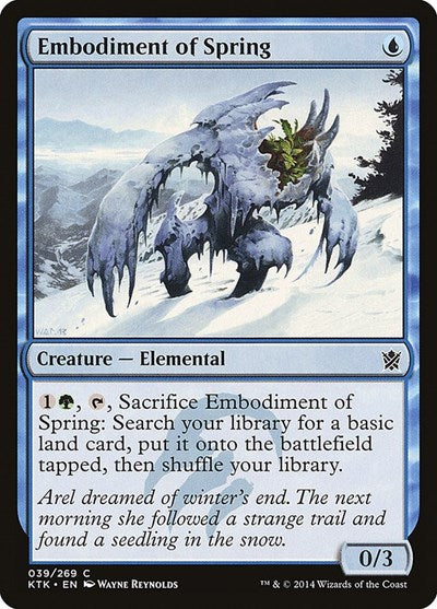 Embodiment of Spring [Khans of Tarkir] | Exor Games Dartmouth