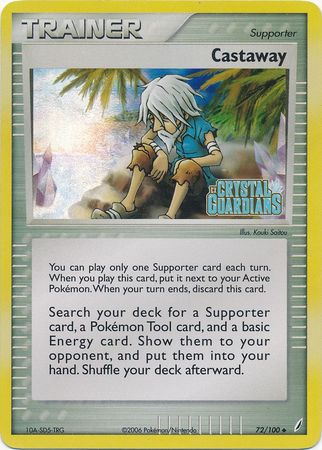 Castaway (72/100) (Stamped) [EX: Crystal Guardians] | Exor Games Dartmouth