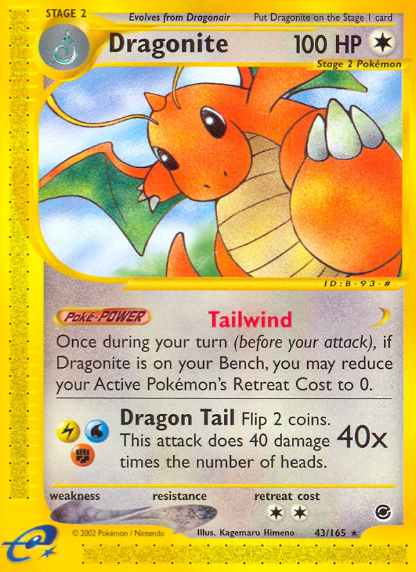 Dragonite (43/165) [Expedition: Base Set] | Exor Games Dartmouth