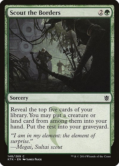Scout the Borders [Khans of Tarkir] | Exor Games Dartmouth