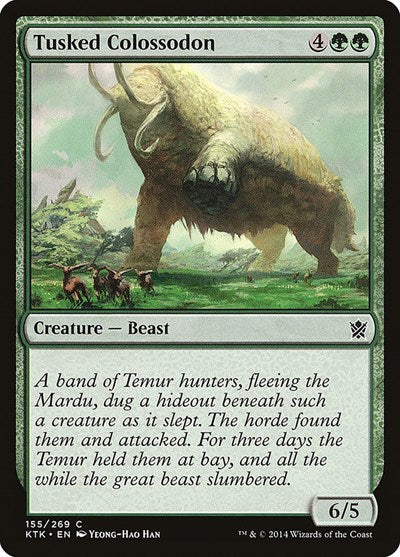 Tusked Colossodon [Khans of Tarkir] | Exor Games Dartmouth