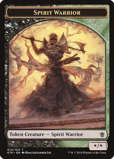 Spirit Warrior [Khans of Tarkir Tokens] | Exor Games Dartmouth