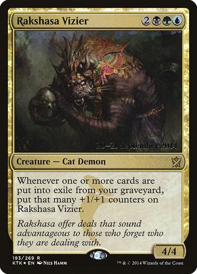 Rakshasa Vizier [Khans of Tarkir Promos] | Exor Games Dartmouth