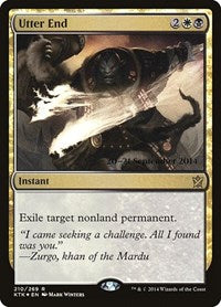 Utter End [Khans of Tarkir Promos] | Exor Games Dartmouth