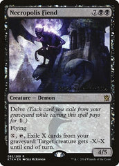 Necropolis Fiend [Khans of Tarkir Promos] | Exor Games Dartmouth