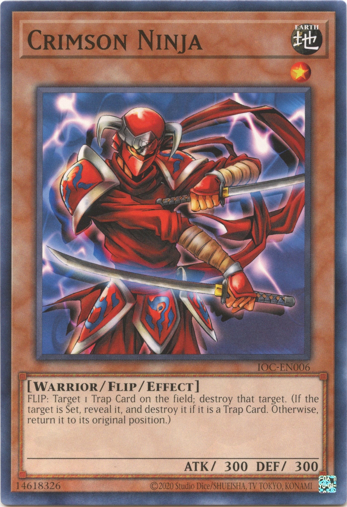 Crimson Ninja (25th Anniversary) [IOC-EN006] Common | Exor Games Dartmouth