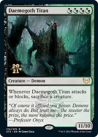 Daemogoth Titan [Strixhaven: School of Mages Prerelease Promos] | Exor Games Dartmouth