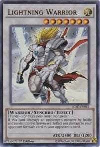 Lightning Warrior [LC5D-EN042] Ultra Rare | Exor Games Dartmouth