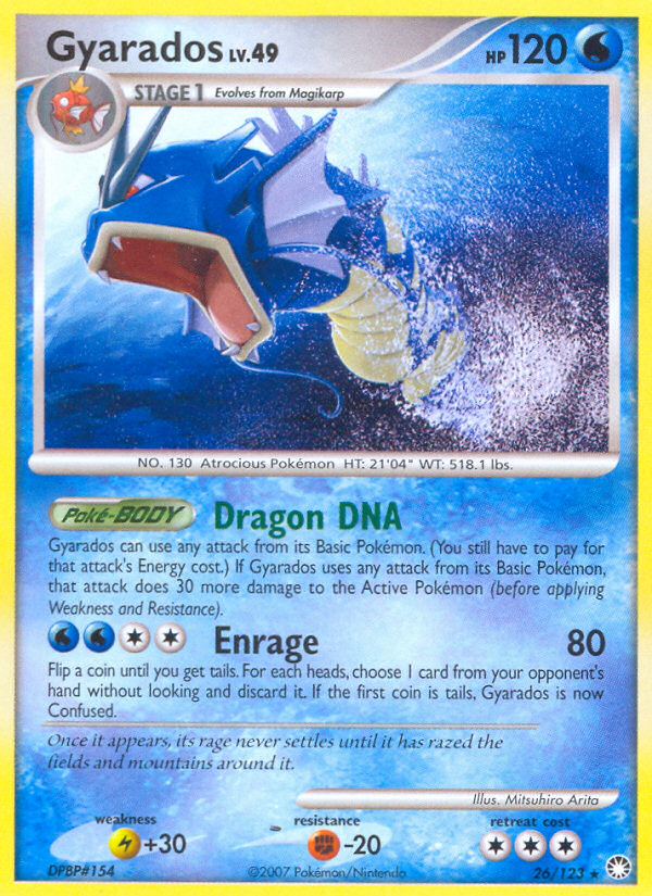 Gyarados (26/123) [Diamond & Pearl: Mysterious Treasures] | Exor Games Dartmouth