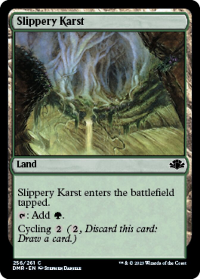 Slippery Karst [Dominaria Remastered] | Exor Games Dartmouth