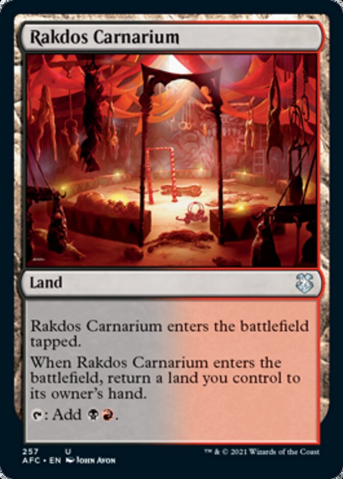 Rakdos Carnarium [Dungeons & Dragons: Adventures in the Forgotten Realms Commander] | Exor Games Dartmouth