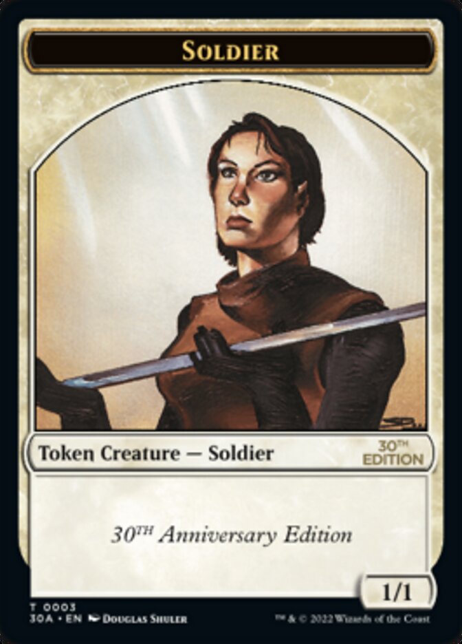 Soldier Token [30th Anniversary Tokens] | Exor Games Dartmouth