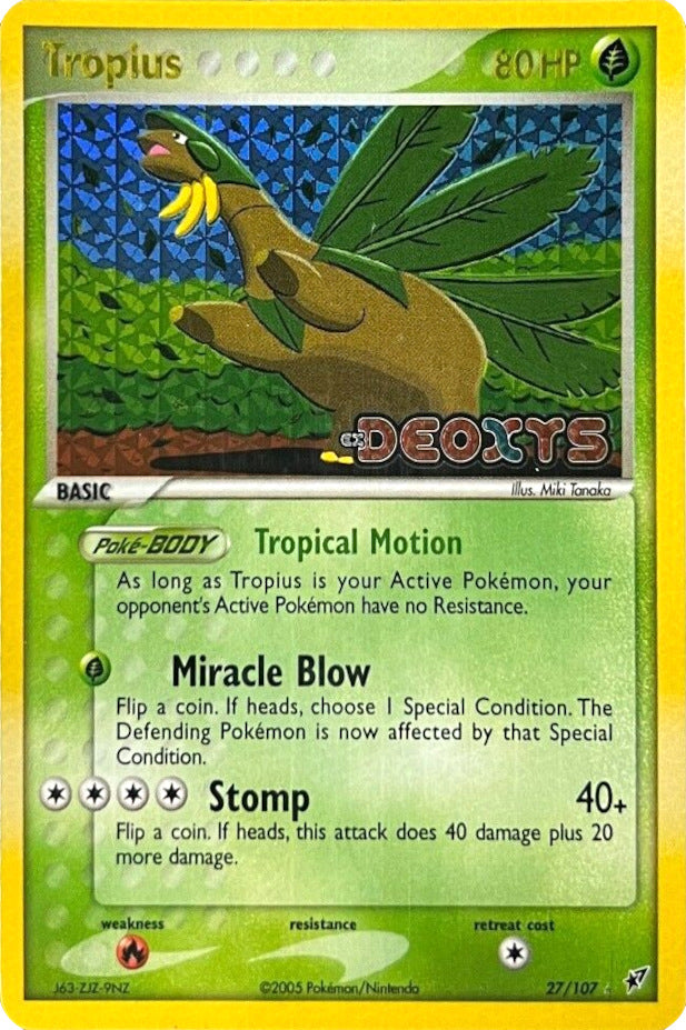 Tropius (27/107) (Stamped) [EX: Deoxys] | Exor Games Dartmouth