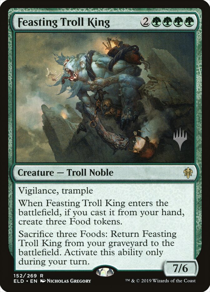 Feasting Troll King (Promo Pack) [Throne of Eldraine Promos] | Exor Games Dartmouth