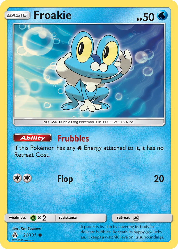 Froakie (21/131) [Sun & Moon: Forbidden Light] | Exor Games Dartmouth