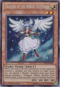 Valkyrie of the Nordic Ascendant [LC5D-EN184] Secret Rare | Exor Games Dartmouth