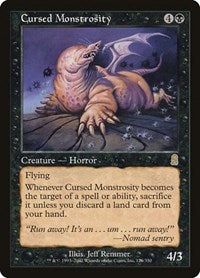 Cursed Monstrosity [Odyssey] | Exor Games Dartmouth