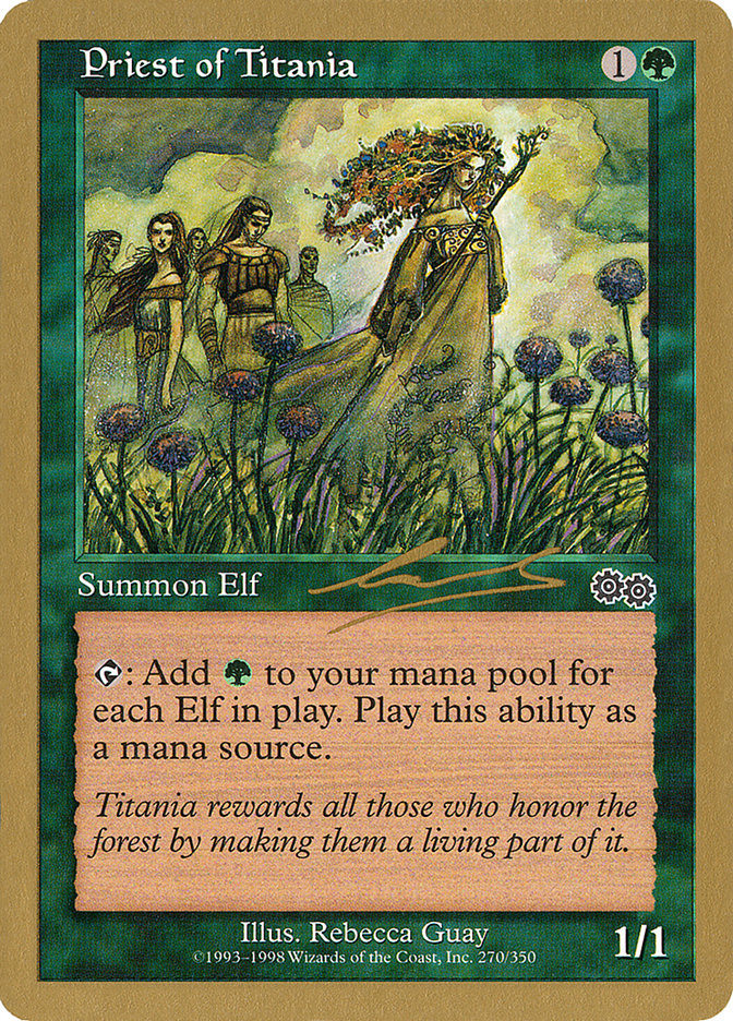 Priest of Titania (Nicolas Labarre) [World Championship Decks 2000] | Exor Games Dartmouth