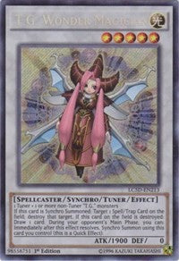 T.G. Wonder Magician [LC5D-EN213] Secret Rare | Exor Games Dartmouth
