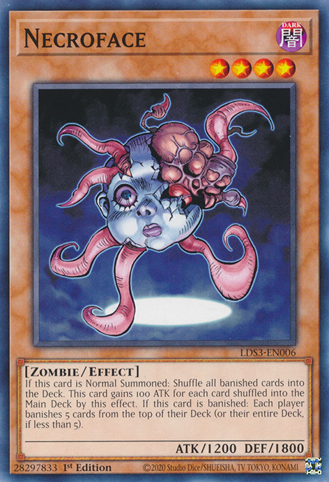 Necroface [LDS3-EN006] Common | Exor Games Dartmouth
