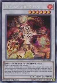 Vulcan the Divine [LC5D-EN249] Secret Rare | Exor Games Dartmouth